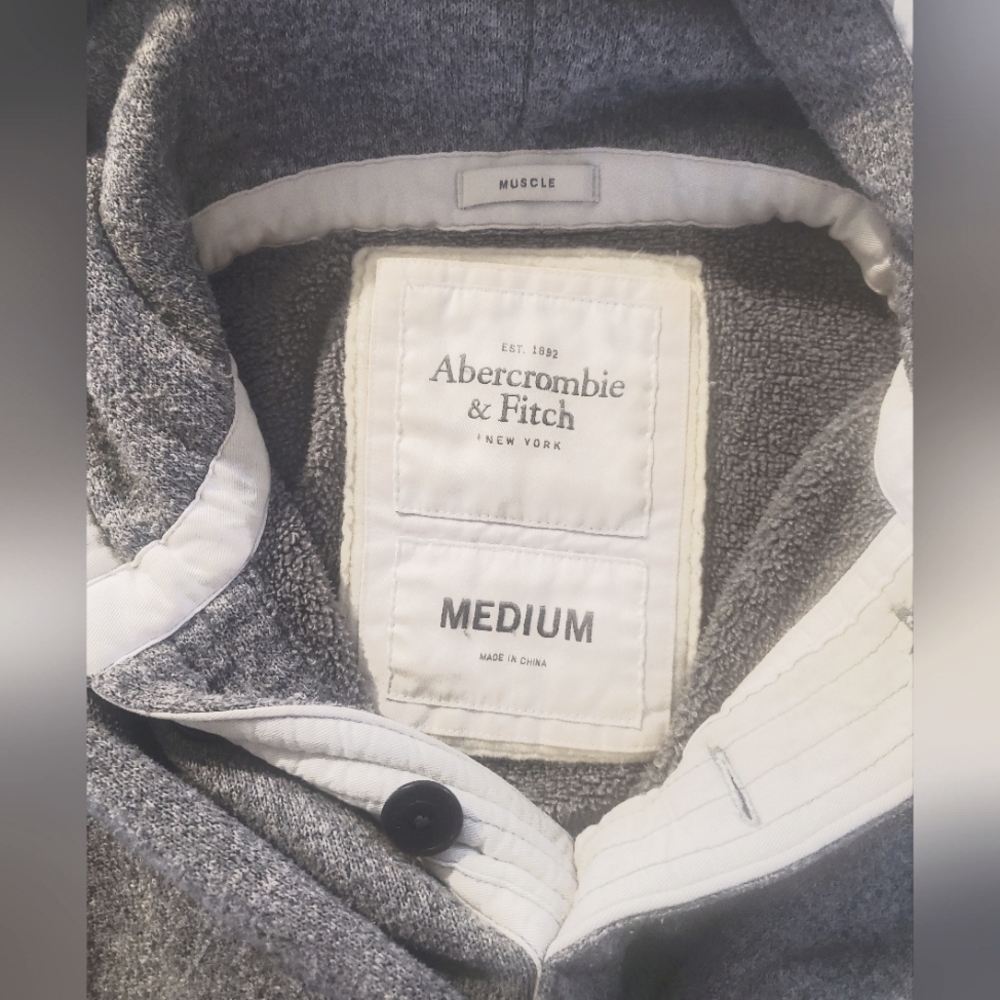 A&F Hoodie Medium Grey
